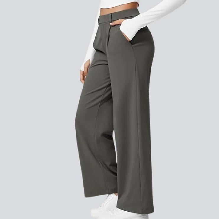 🎁Christmas Discounts🔥High Waisted Work Pants for Women Business Casual Outfits Office Dress Pants Trousers with Pockets