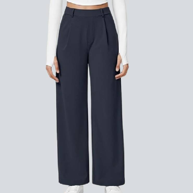 🎁Christmas Discounts🔥High Waisted Work Pants for Women Business Casual Outfits Office Dress Pants Trousers with Pockets